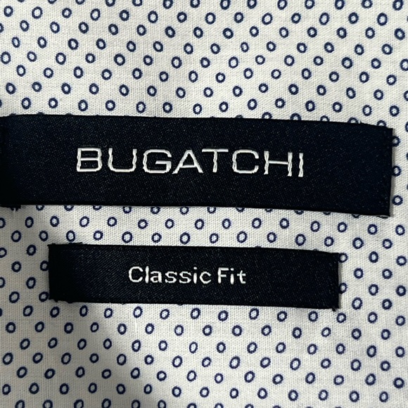 BUGATCHI Mens XL  Long Sleeve Button Shirt Classic Fit  Cuff - Picture 8 of 11